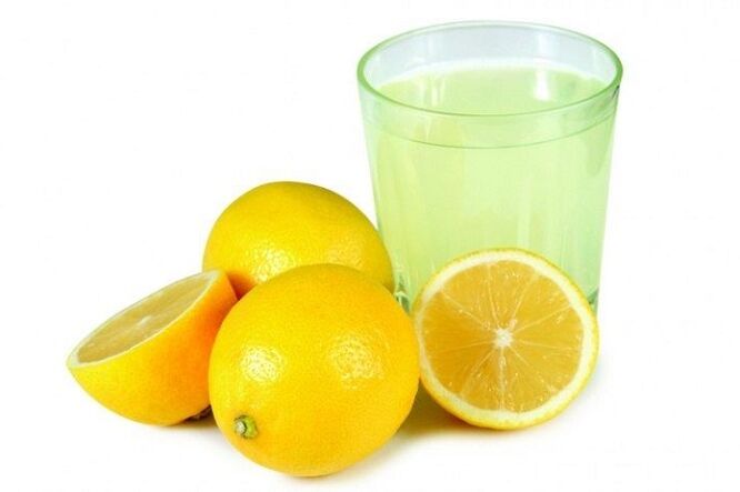 Cilt gençleştirme için limon